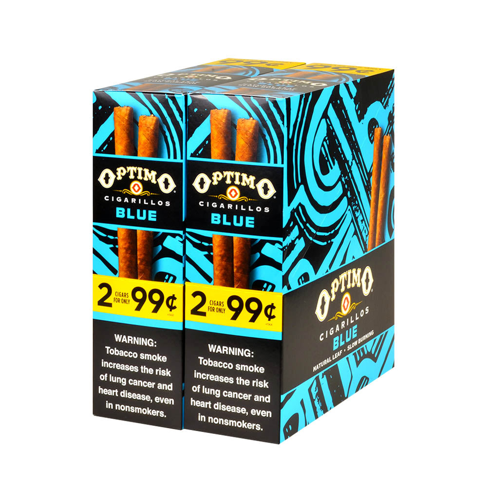 Optimo 2 for 99¢ Cigarillos 30 Pouches of 2 Blue 1