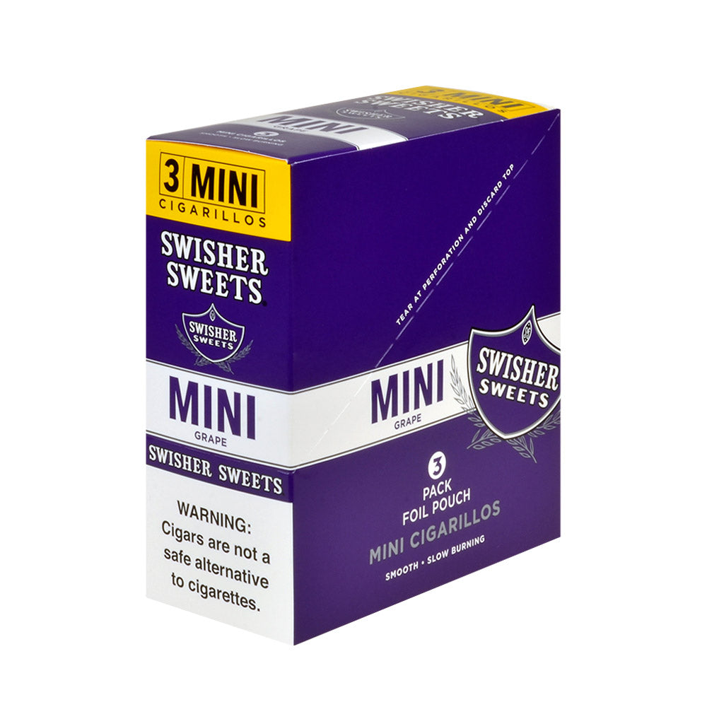 Swisher Sweets Mini Cigarillos Grape 15 Pouches of 3 1