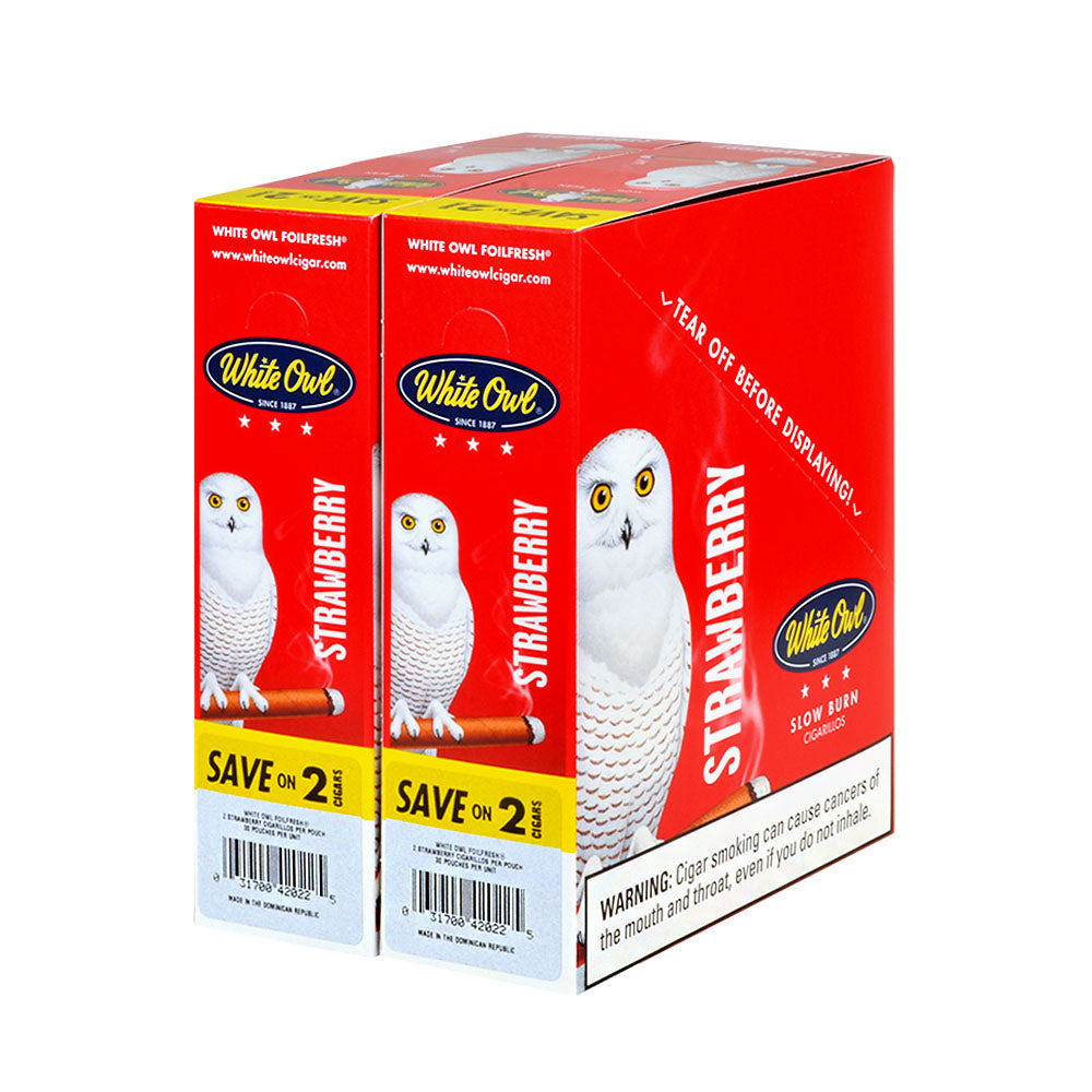 White Owl Cigarillos 30 Packs of 2 Cigars Strawberry 2