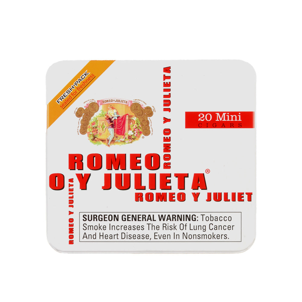 Romeo Y Julieta Mini Original Cigars 5 Tins of 20 2