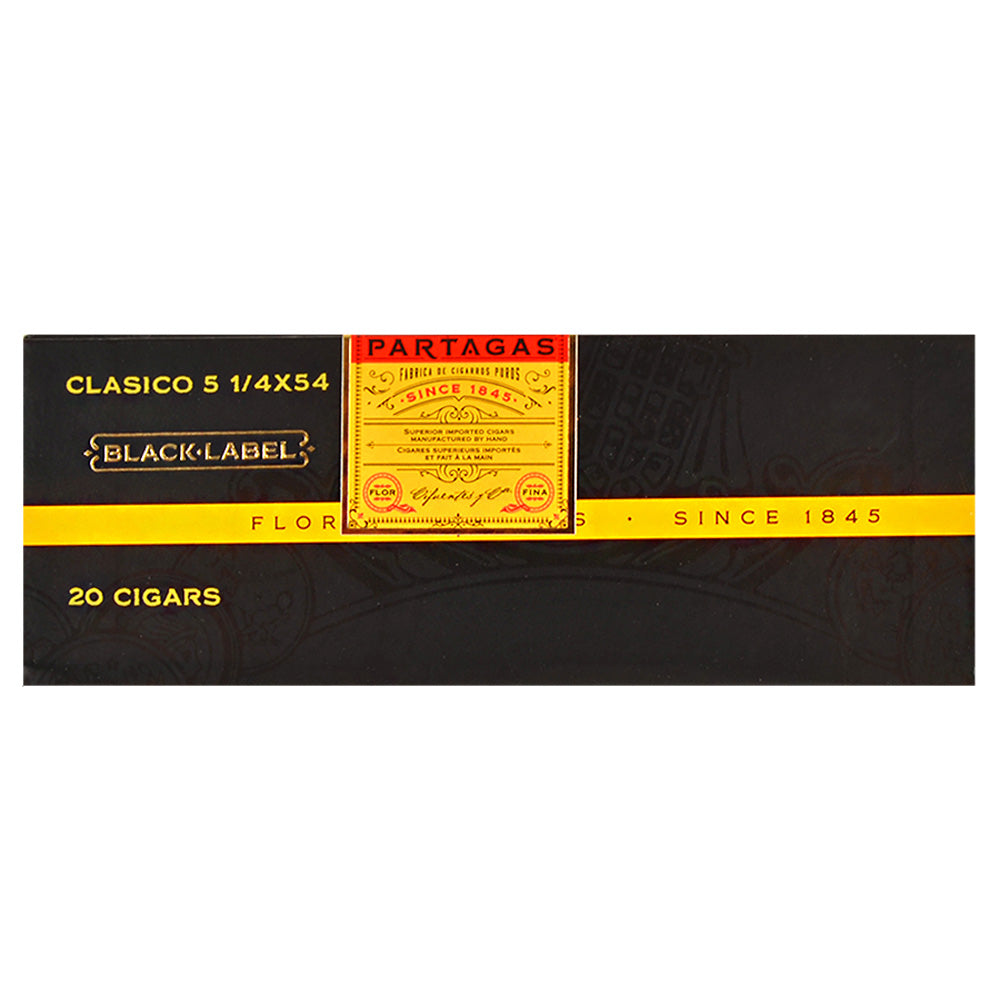 Partagas Black Label Classico Cigars Box of 20 3