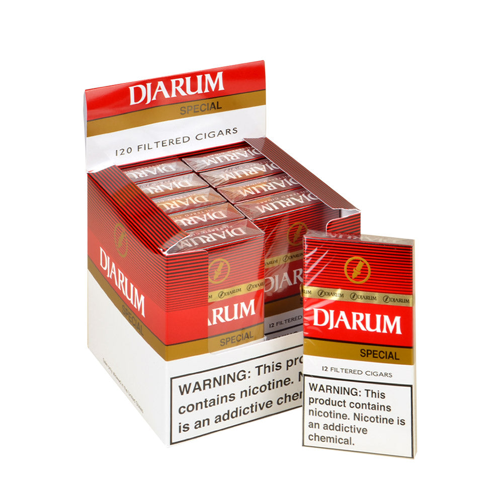 Djarum Special Filtered Cigars 10 Packs of 12 3