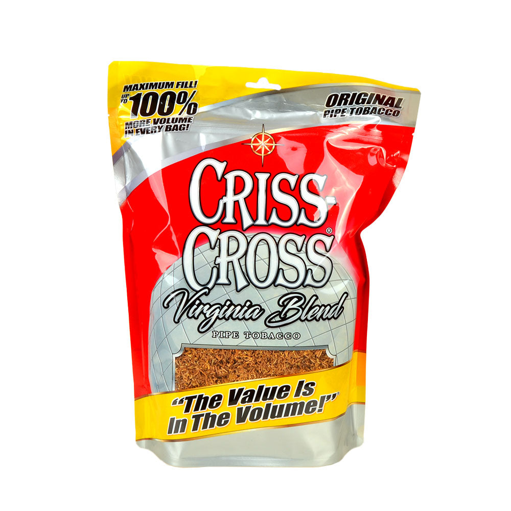 Criss Cross Virginia Blend Original Pipe Tobacco 8 oz. Bag 1