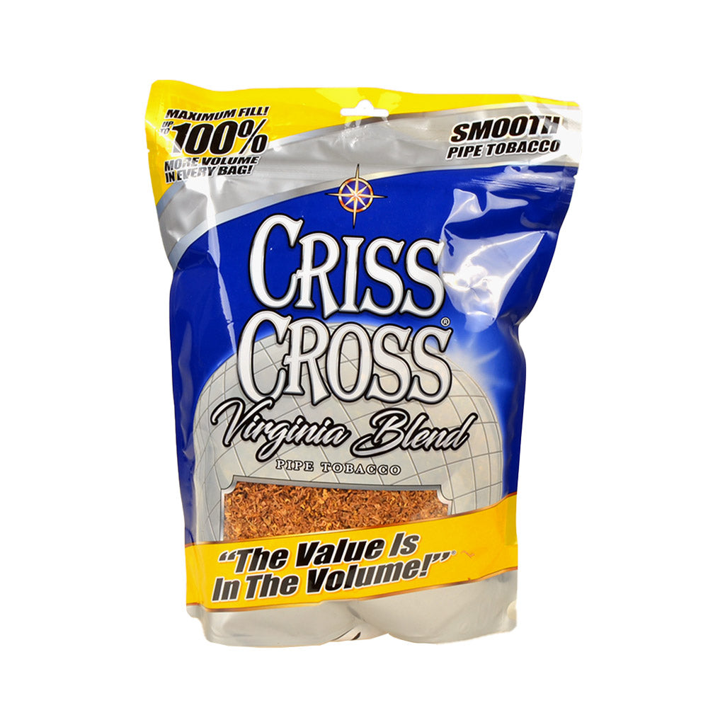 Criss Cross Virginia Blend Smooth Pipe Tobacco 8 oz. Bag 1