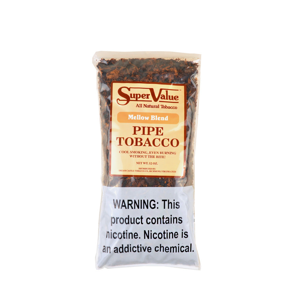 Super Value Pipe Tobacco Mellow Blend 12 oz. Bag 1