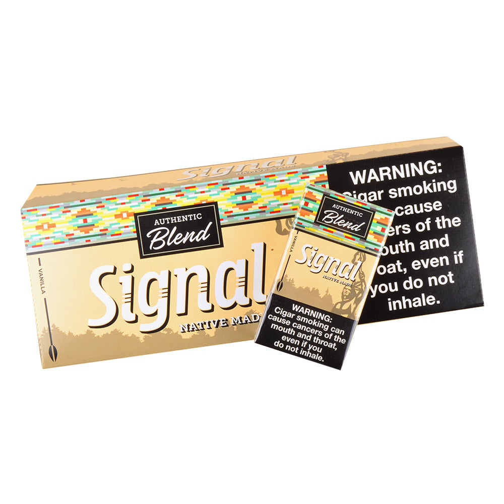 Signal Vanilla Filtered Cigars 10 Packs of 20 2