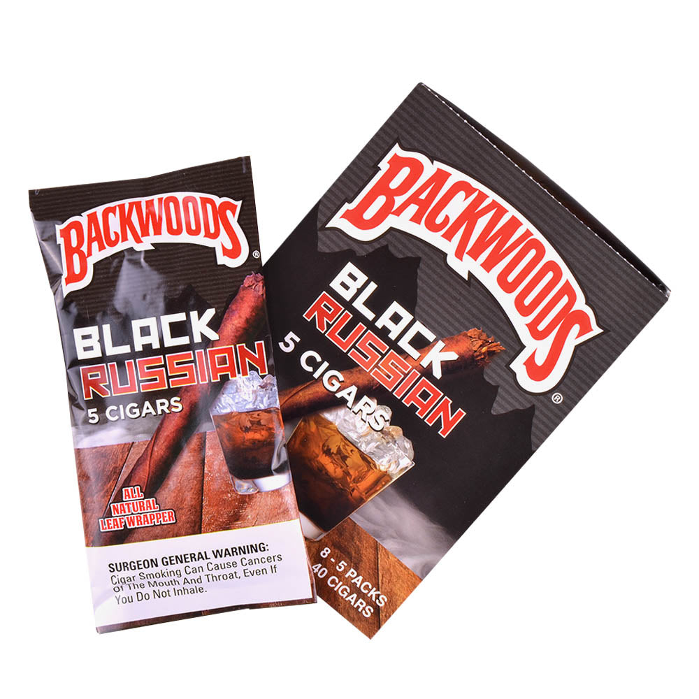 Backwoods Black Russian Cigars 8 Packs of 5 3