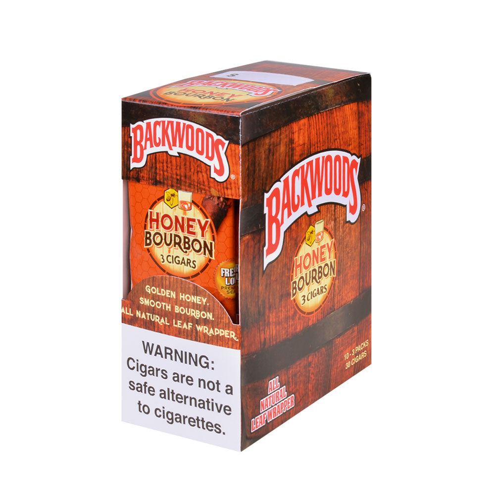Backwoods Honey Bourbon 10 packs of 3 1