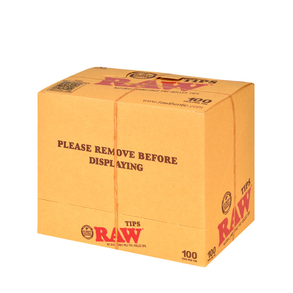 RAW Filter Tips Pre-Rolled in Tins Pack of 6 2