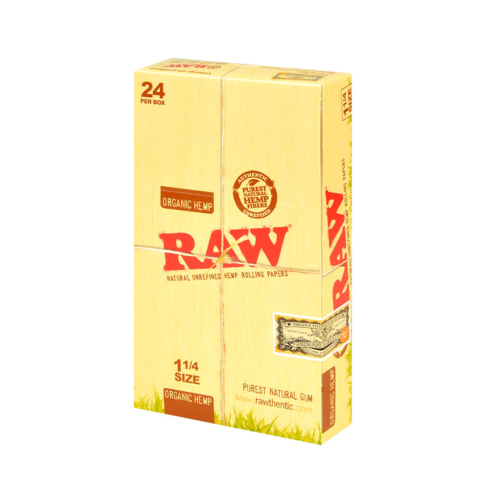 RAW Organic Papers 1 1/4 Pack fo 24 1