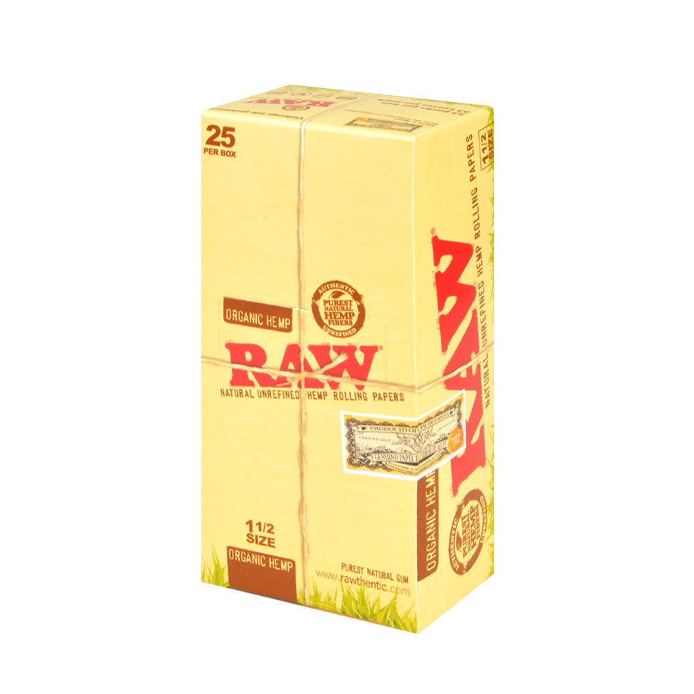 RAW Organic Papers 1 1/2 Pack fo 25 1