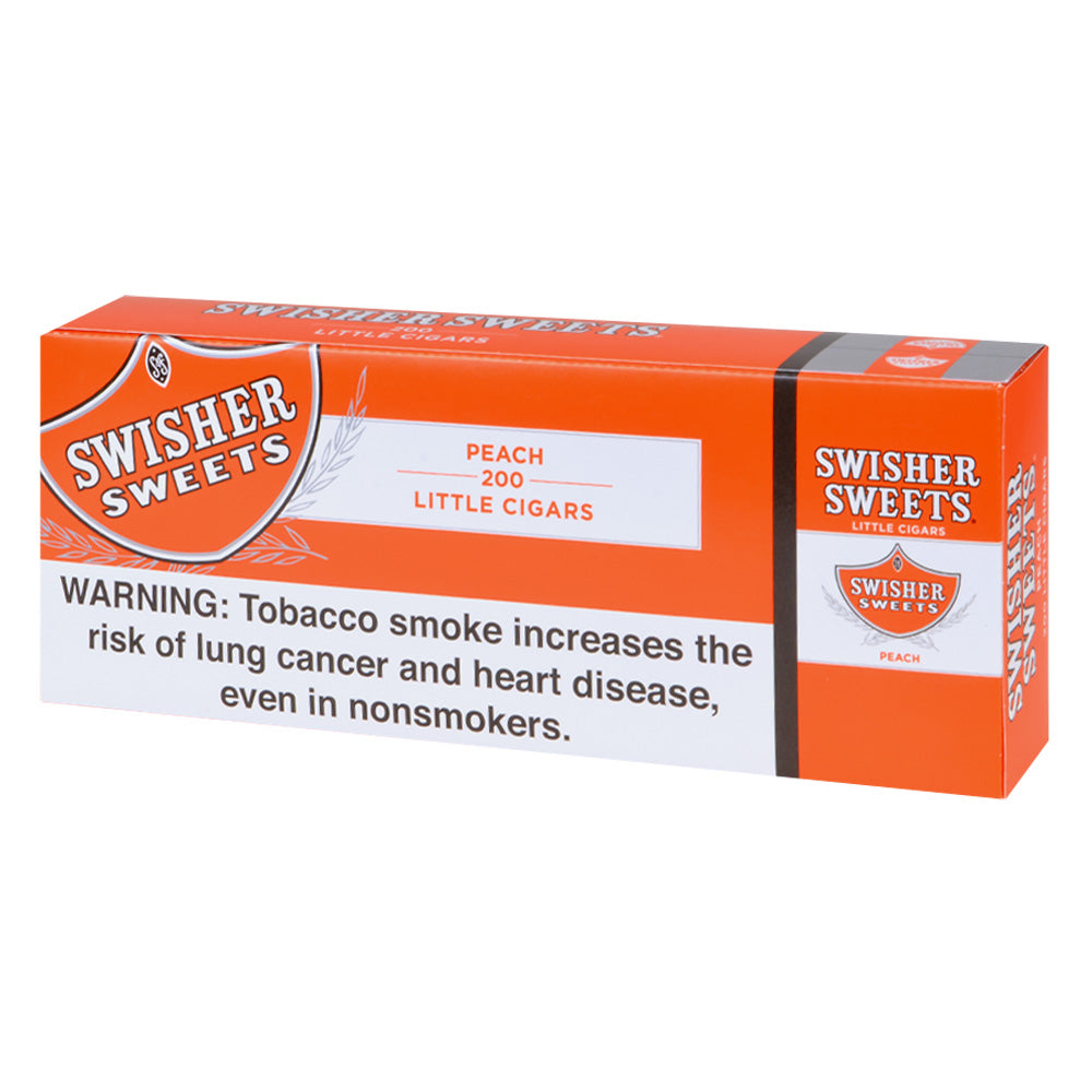 Swisher Sweets Little Cigars 100mm 10 Packs of 20 Peach 1