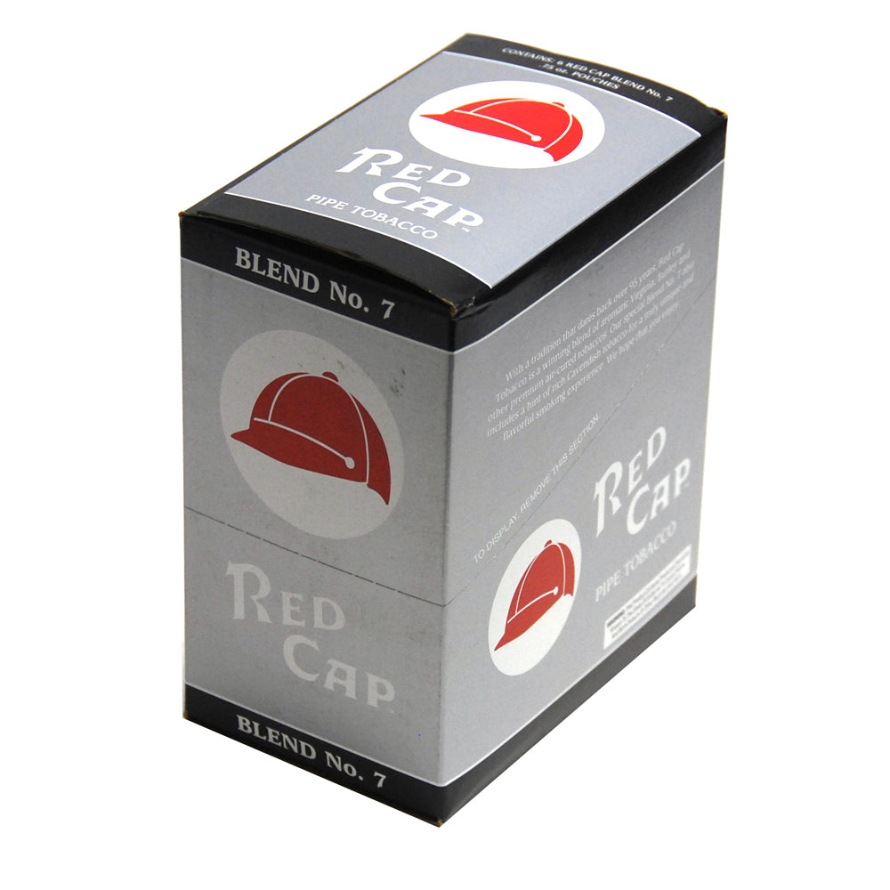 Red Cap No 7 Pipe Tobacco 6 Pouches of 0.75 oz. 1
