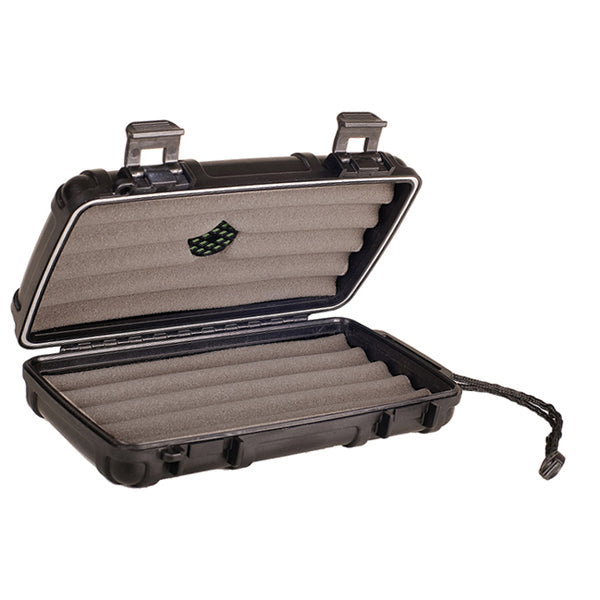 Cigar Caddy 5 Black Travel Humidor Holds 5 Cigars 1