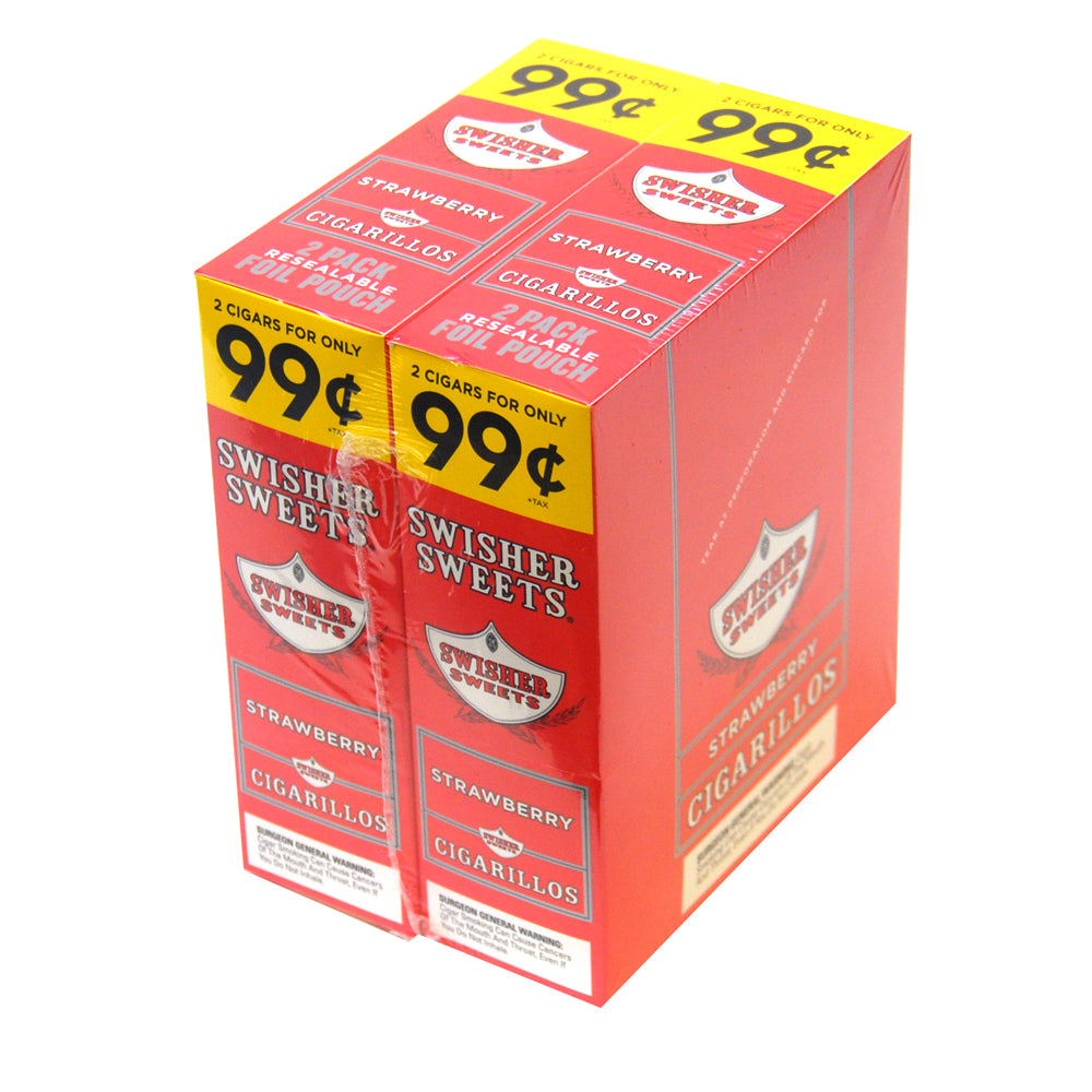 Swisher Sweets Cigarillos 99 Cent Pre Priced 30 Packs of 2 Cigars Strawberry 4