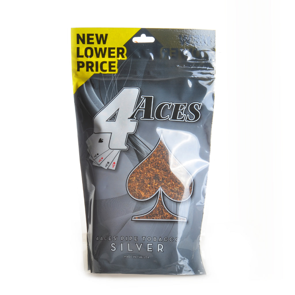4 Aces Silver Pipe Tobacco 6 oz. Bag 1