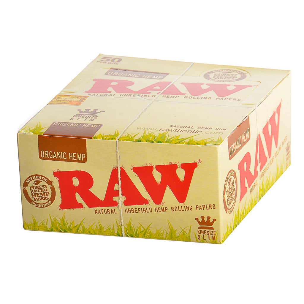 RAW Organic King Size Slim Pack of 50 3