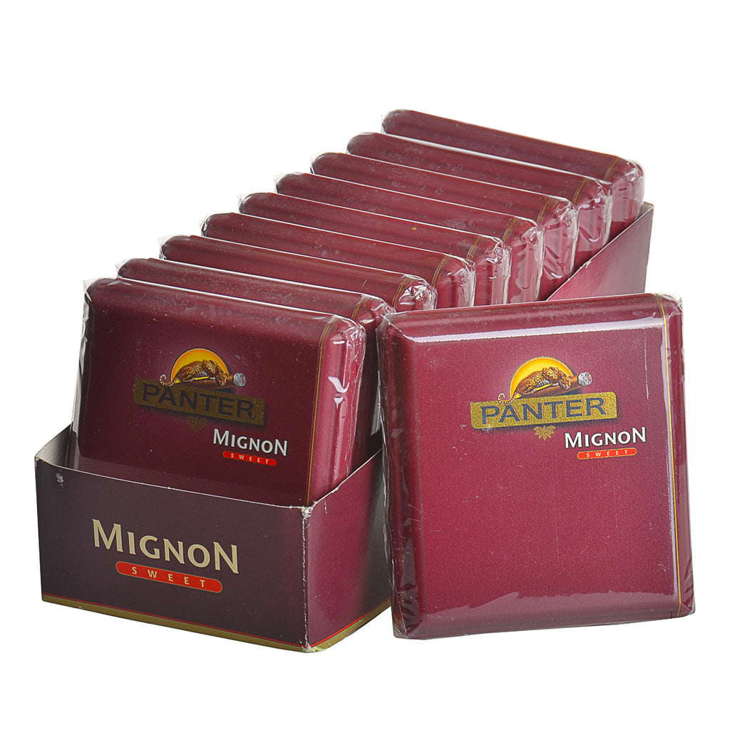 Panter Mignon Deluxe Sweet Cigars 10 Tins of 20 1