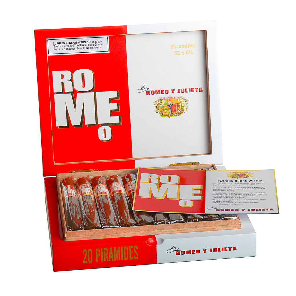 ROMEO by Romeo y Julieta Piramides Cigars Box of 20 1