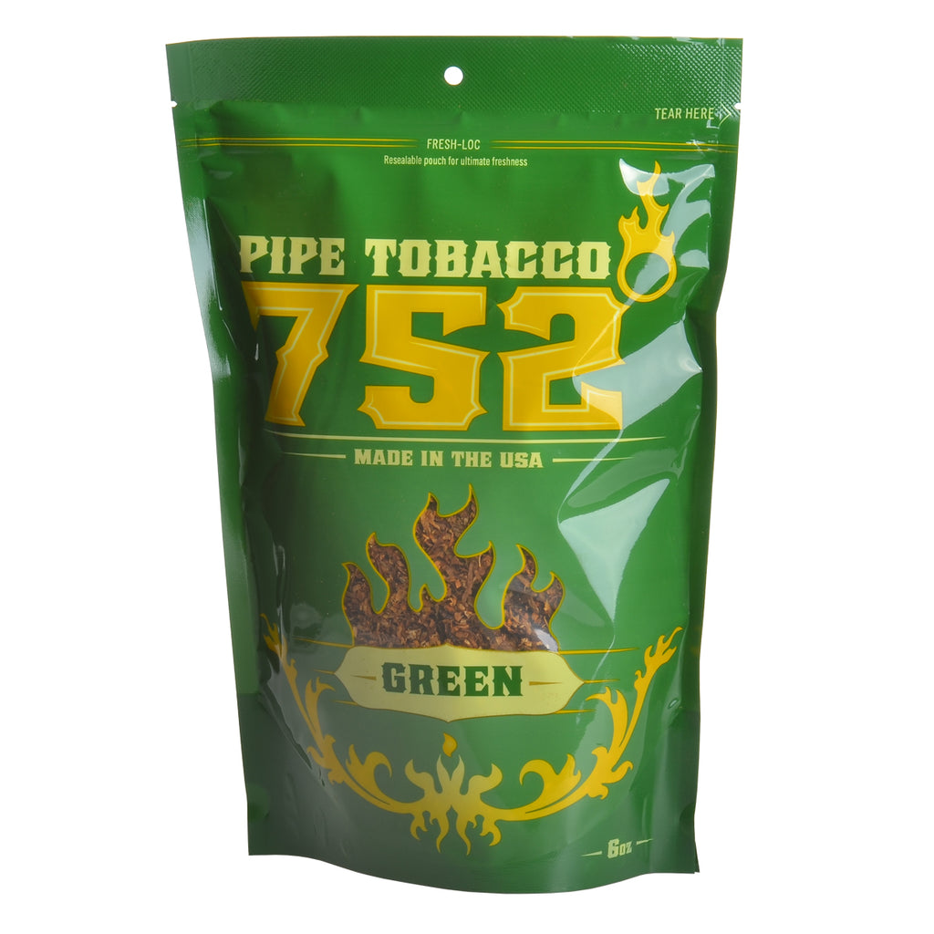 752 Green Pipe Tobacco 6 oz. Bag 1
