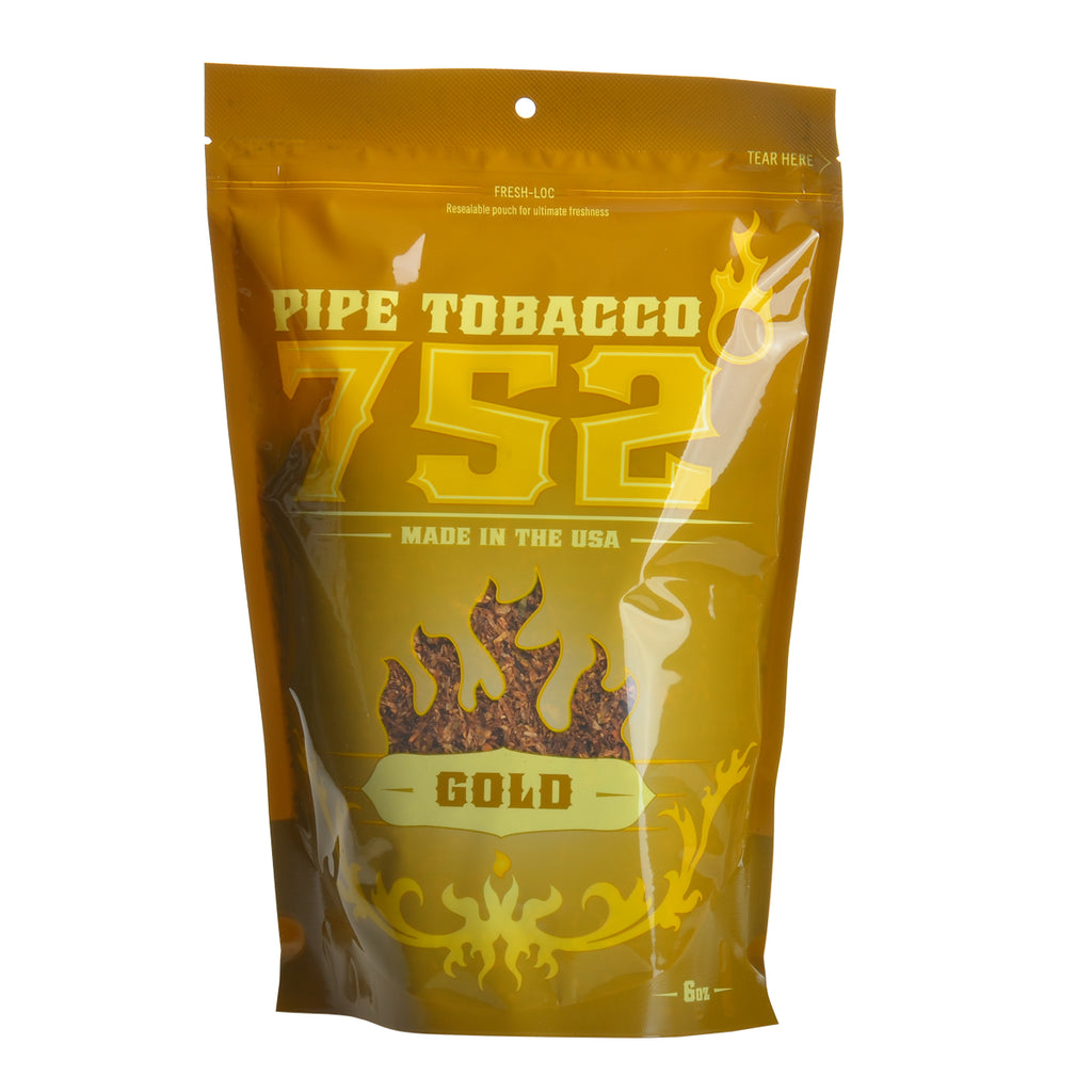 752 Gold Pipe Tobacco 6 oz. Bag 1