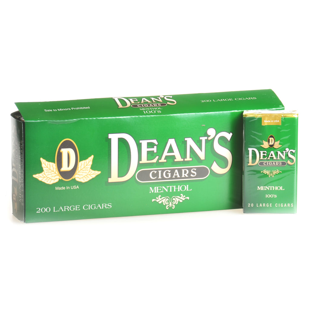 Deans Menthol Filtered Cigars 10 Packs of 20 1