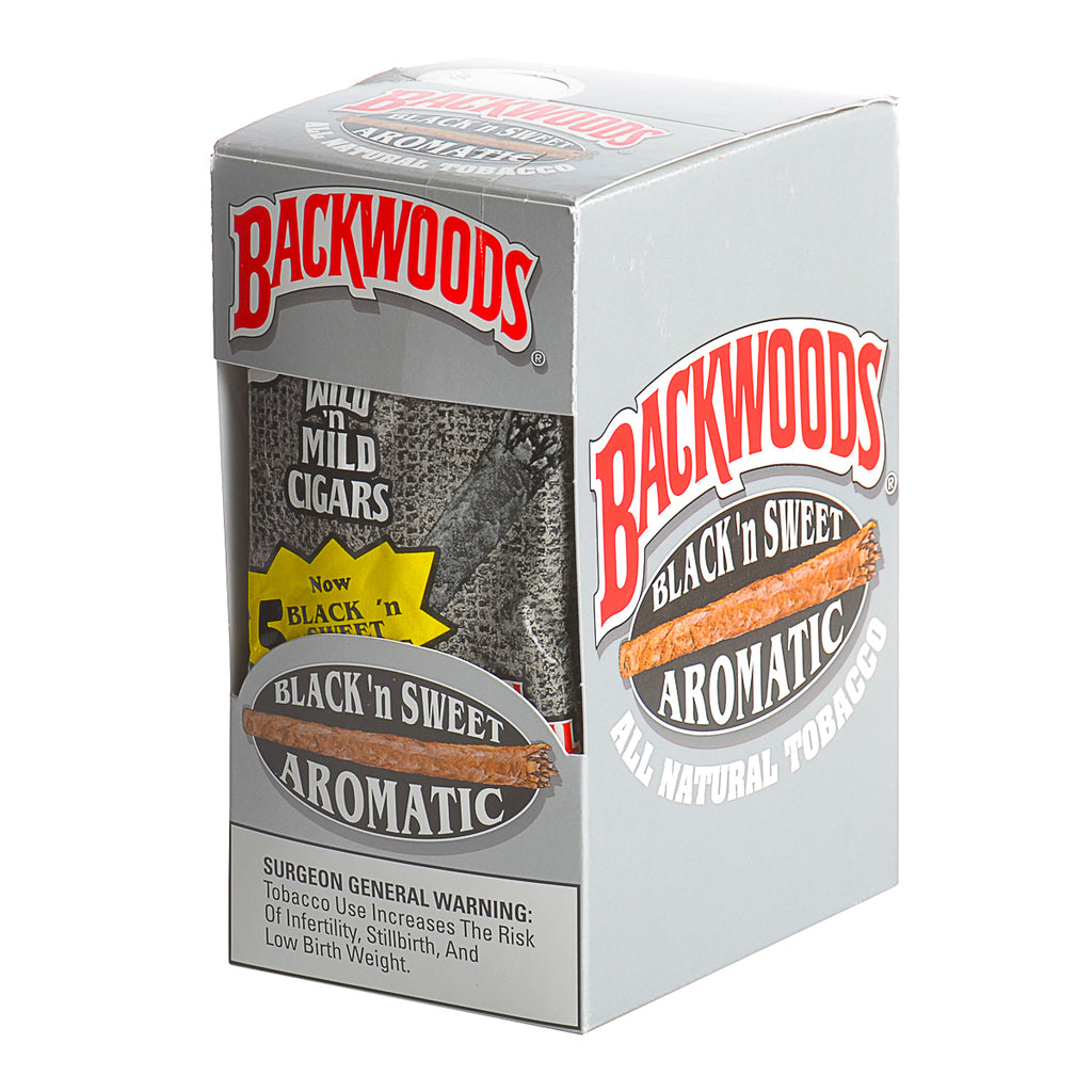 Backwoods Black & Sweet Aromatic Cigars 8 Packs of 5 1