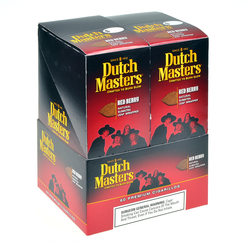 Dutch Masters Cigarillos Red Berry 20 Pouches of 3 1
