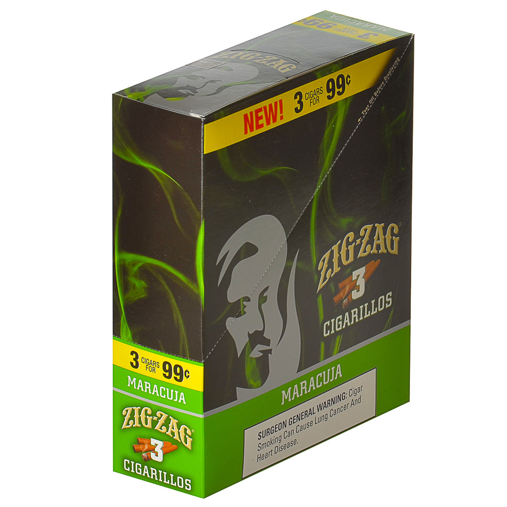 Zig Zag Maracuja Cigarillos 3 for 99 Cents 15 Pouches of 3 1
