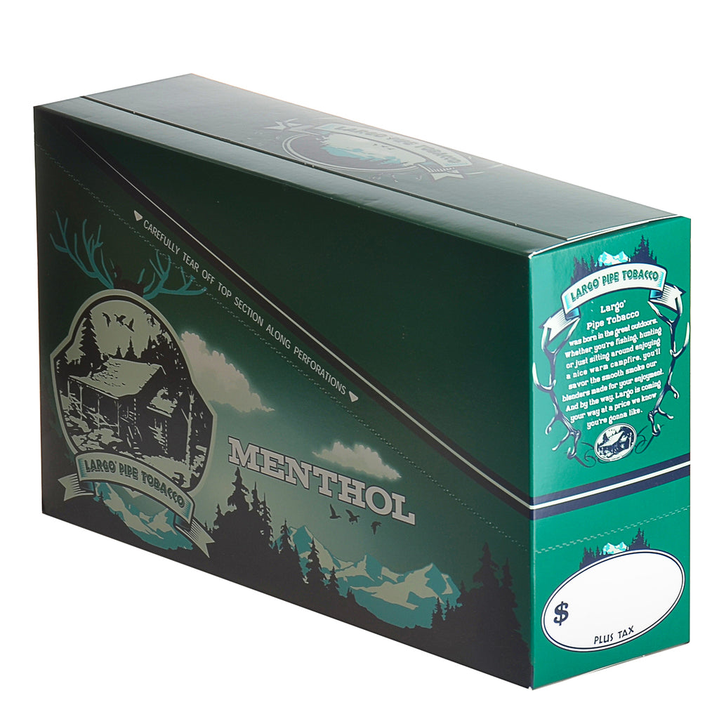 Largo Menthol Pipe Tobacco 12 Pouches of 0.75 oz. 1