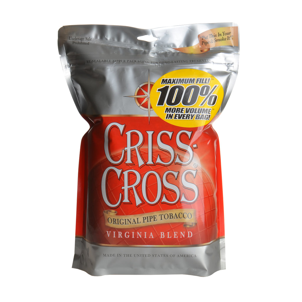 Criss Cross Virginia Blend Original Pipe Tobacco 8 oz. Bag 2