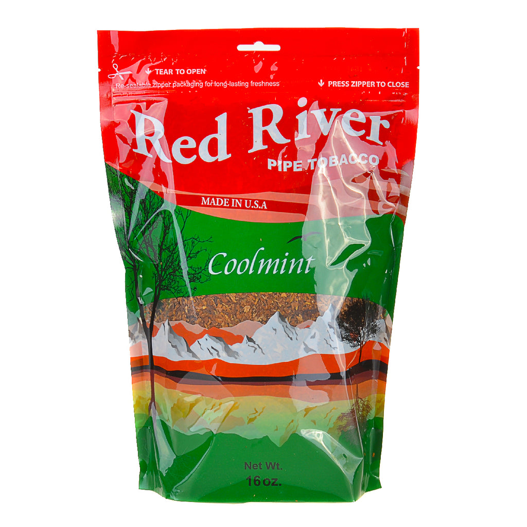 Red River Cool Mint Pipe Tobacco 16 oz. Bag 1