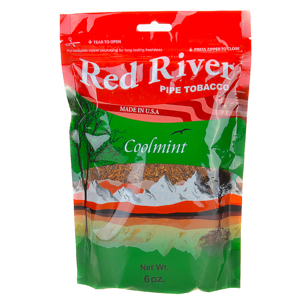 Red River Cool Mint Pipe Tobacco 6 oz. Bag 1