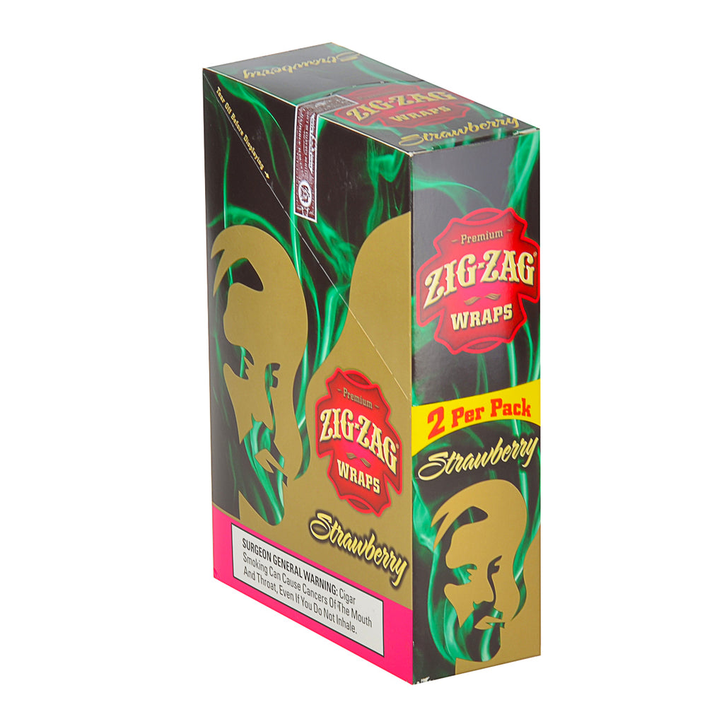 Zig Zag Wraps Premium Strawberry Bash 25 Packs of 2 1