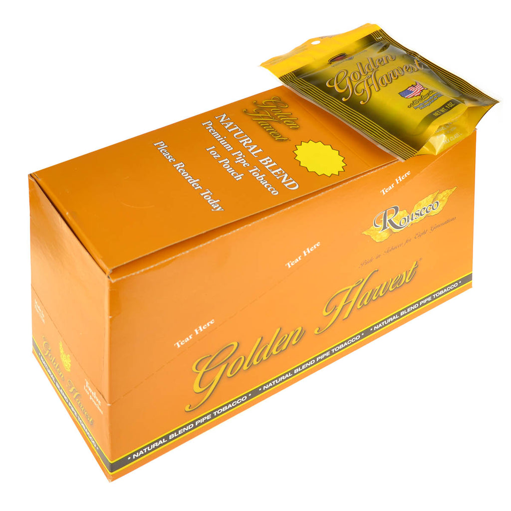 Golden Harvest Natural Blend Pipe Tobacco 1 oz. Pack of 12 1