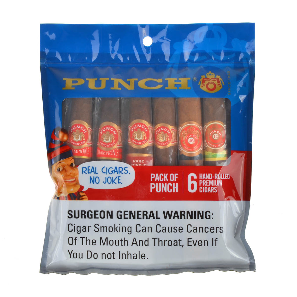 Punch Sampler Cigars Pack of 6 1