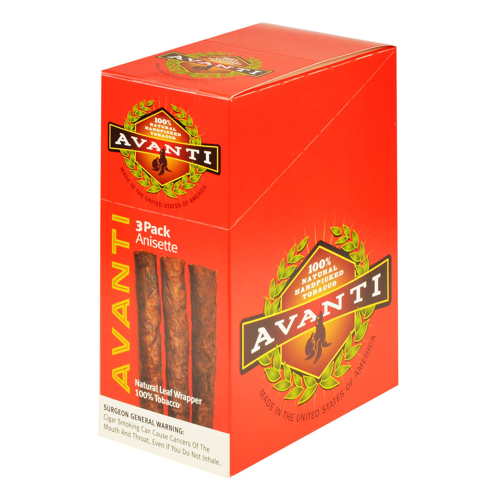 Parodi Avanti Anisette Cigars 10 Packs of 3 1