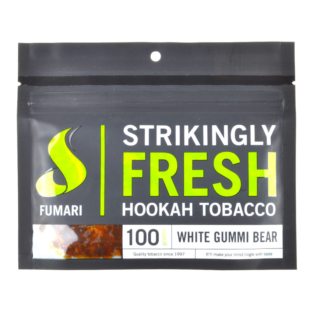 Fumari Hookah Tobacco White Gummi Bear 100g 2