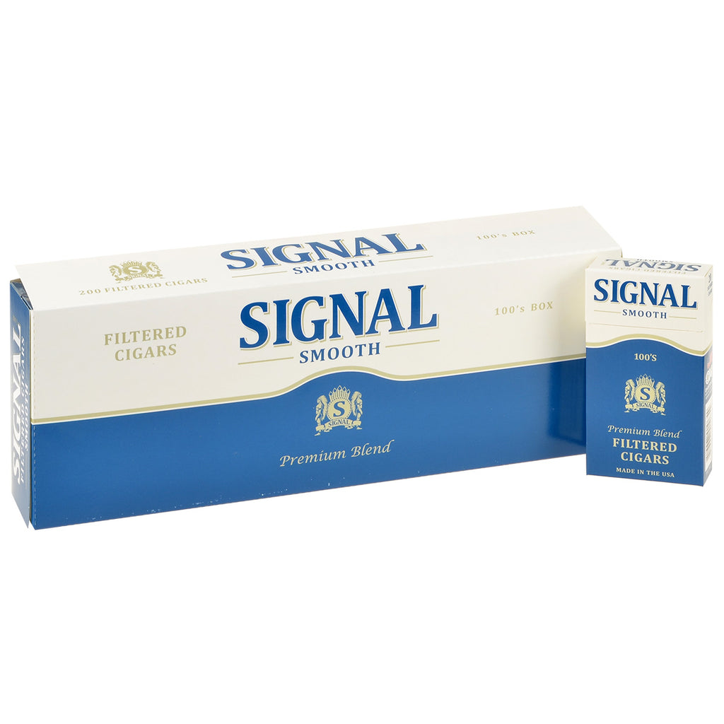 Signal Smooth Filtered Cigars 10 Packs of 20 3