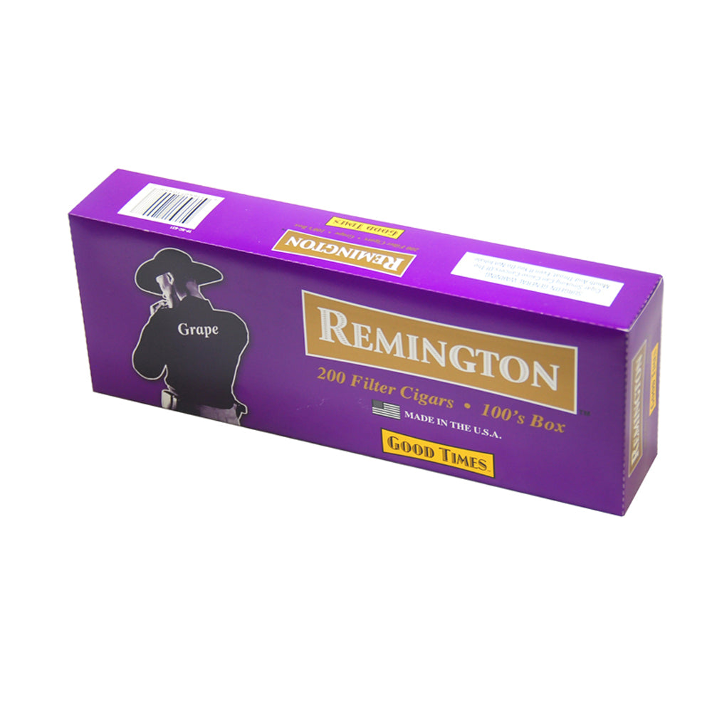 Remington Grape Filtered Cigars 10 Packs of 20 1