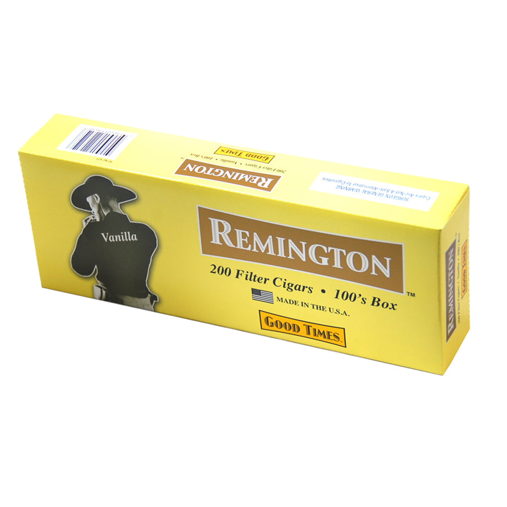 Remington Vanilla Filtered Cigars 10 Packs of 20 1