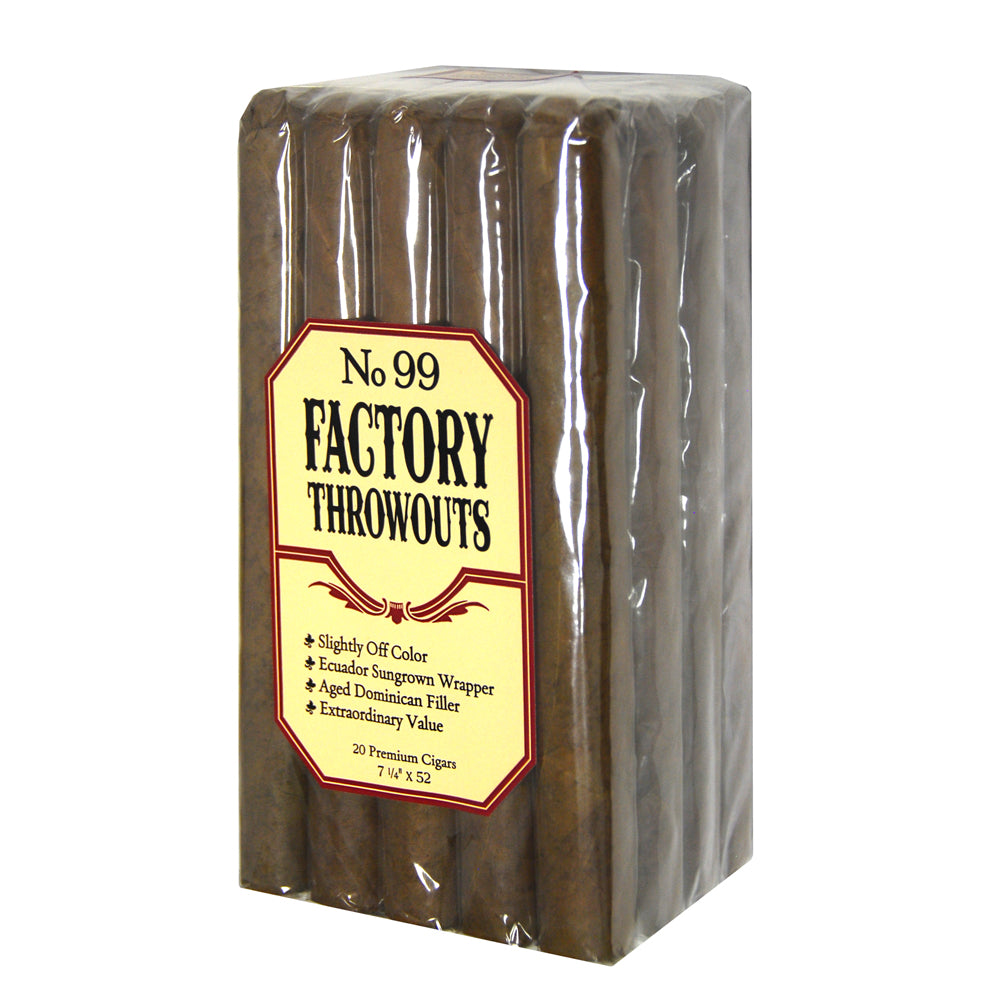 Factory Throwouts No. 99 Sweet Cigars Bundle of 20 1