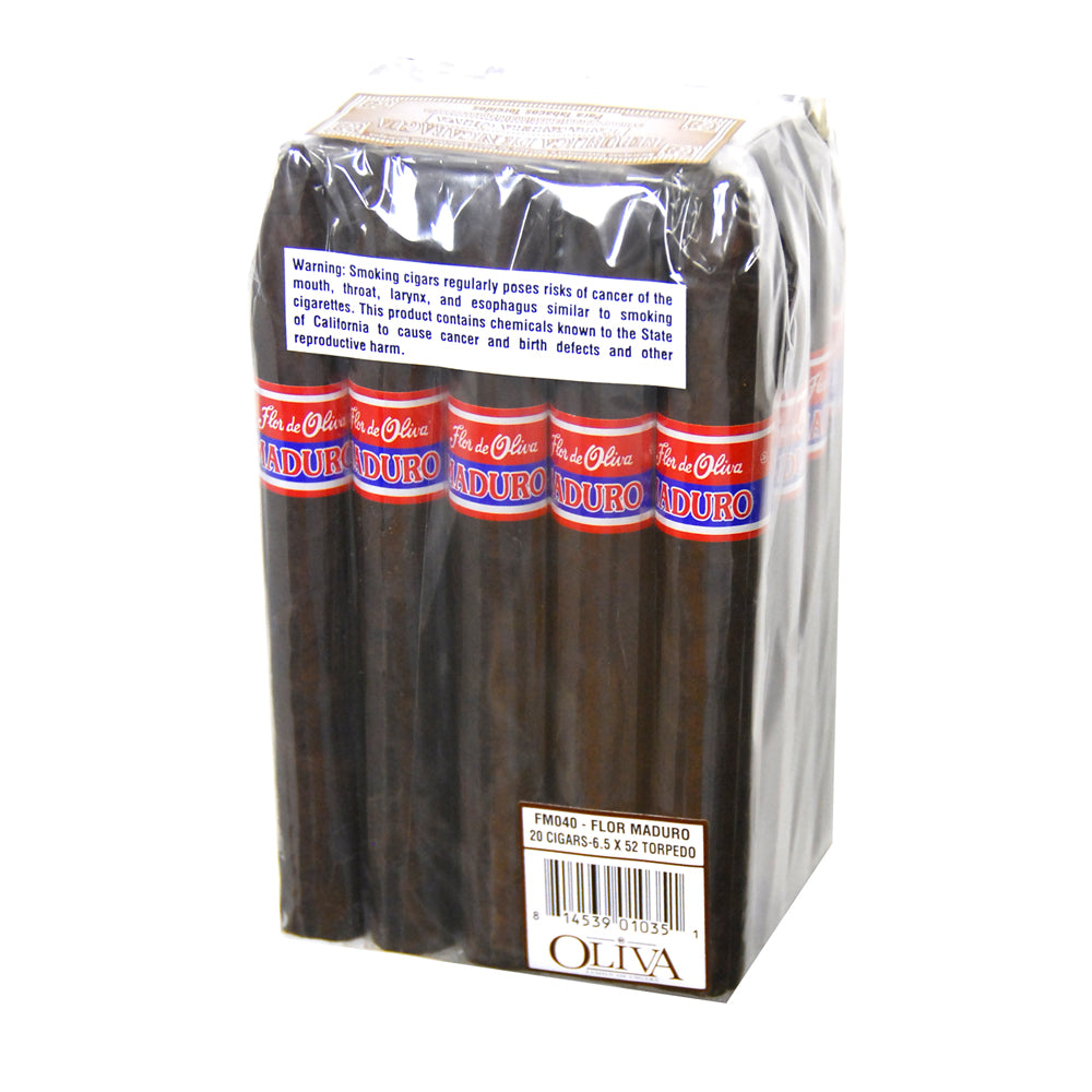 Flor de Oliva Torpedo Maduro Cigars Pack of 20 1