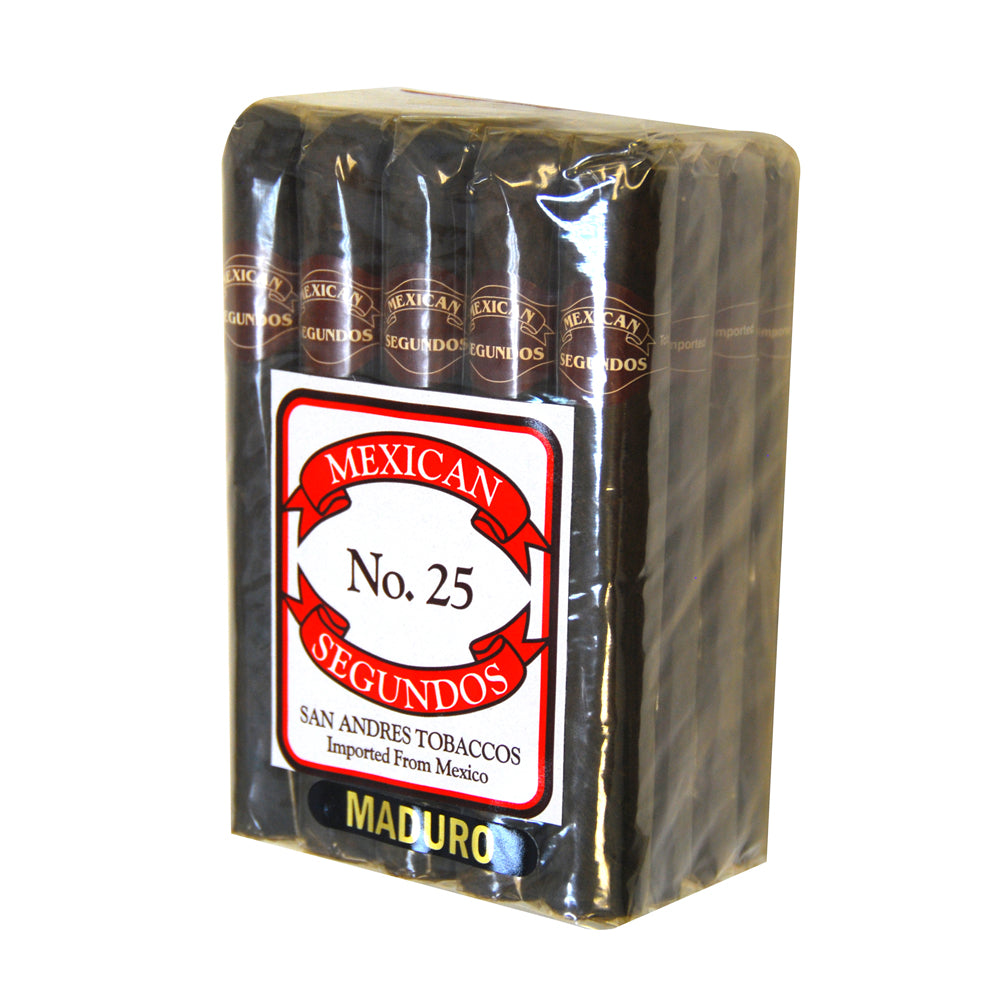 Mexican Segundos No. 25 Maduro Cigars Bundle of 20 1