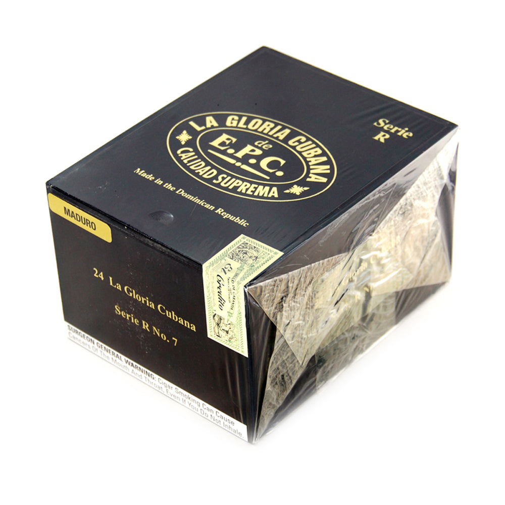 La Gloria Cubana Serie R No. 7 Maduro Cigars Box of 24 1