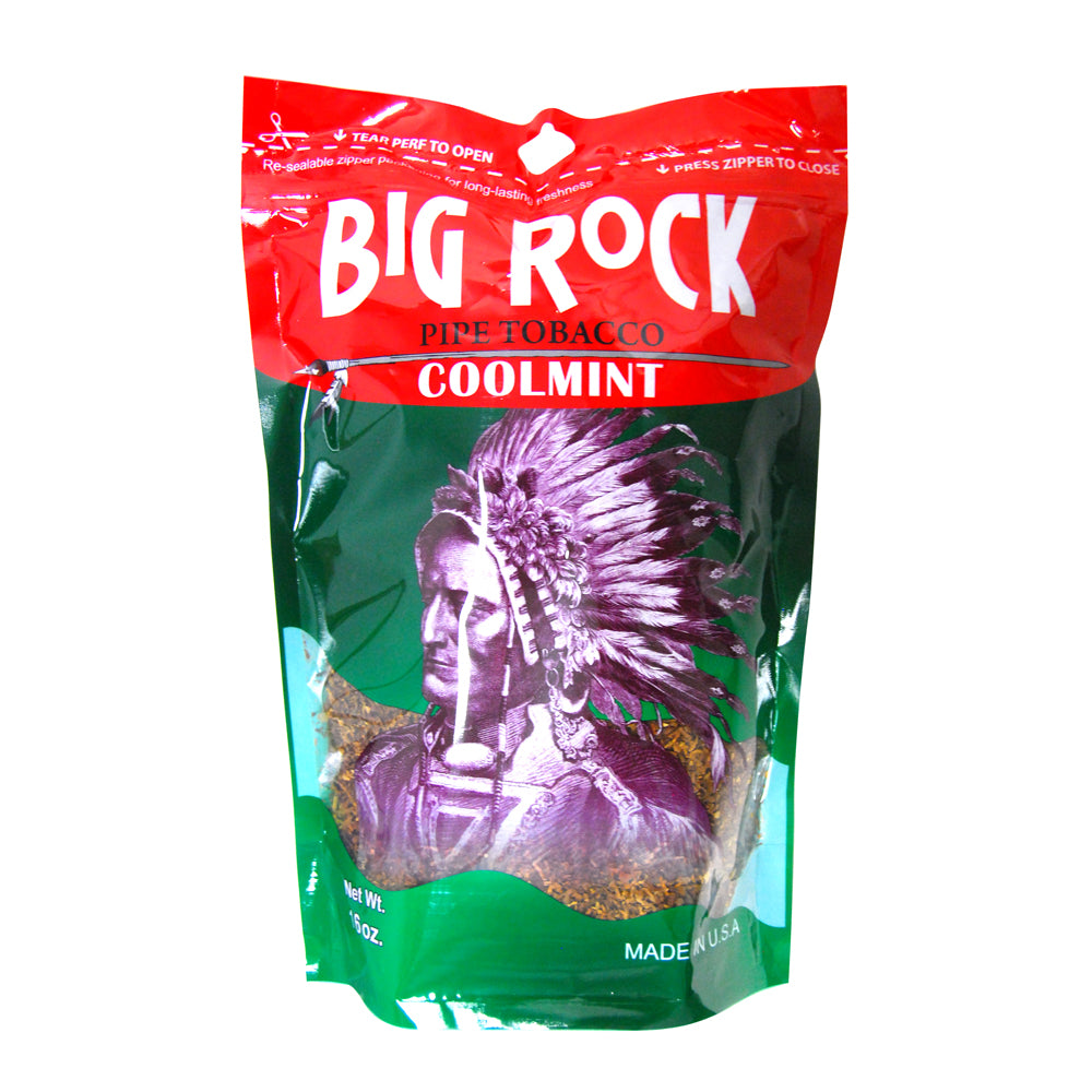 Big Rock Cool Mint Pipe Tobacco 16 oz. Bag 1