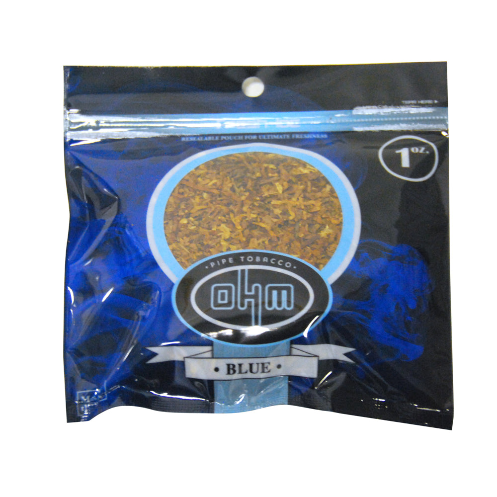 OHM Blue Pipe Tobacco 1 oz. Bag 1