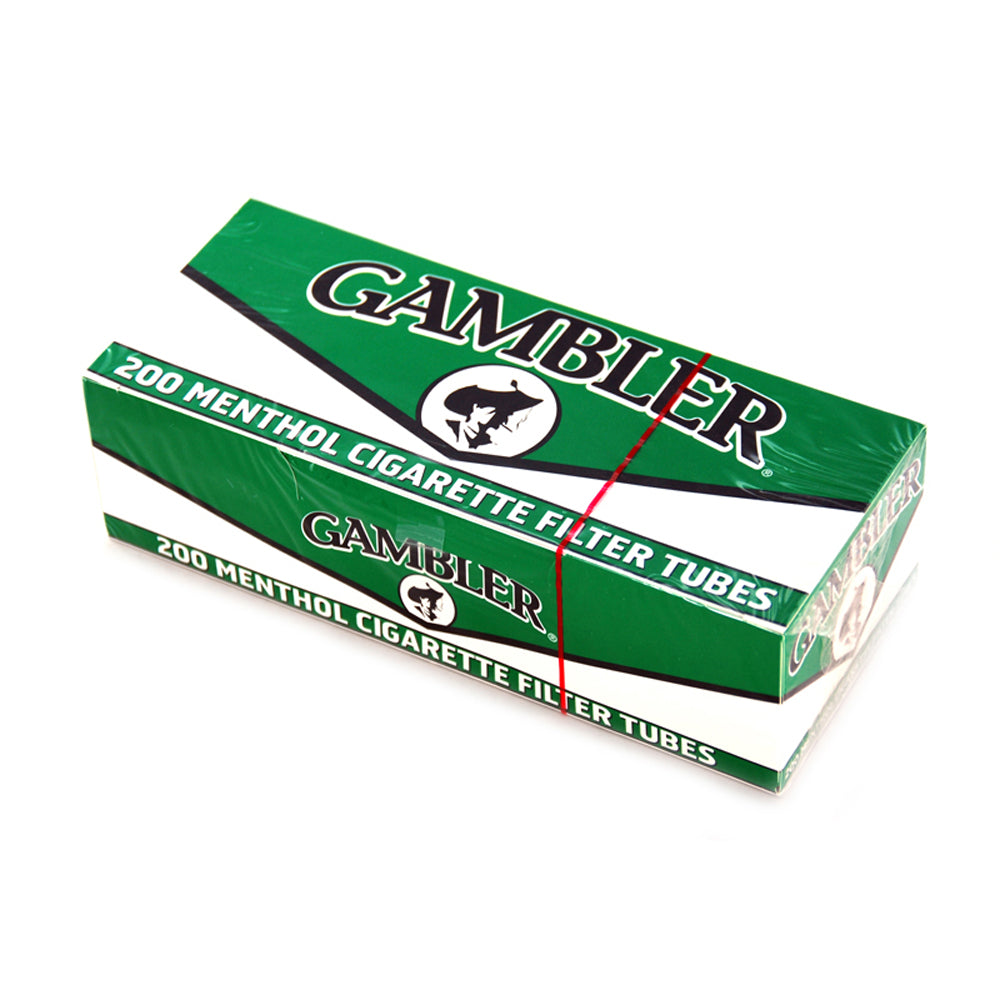 Gambler Filter Tubes King Size Menthol 5 Cartons of 200 1