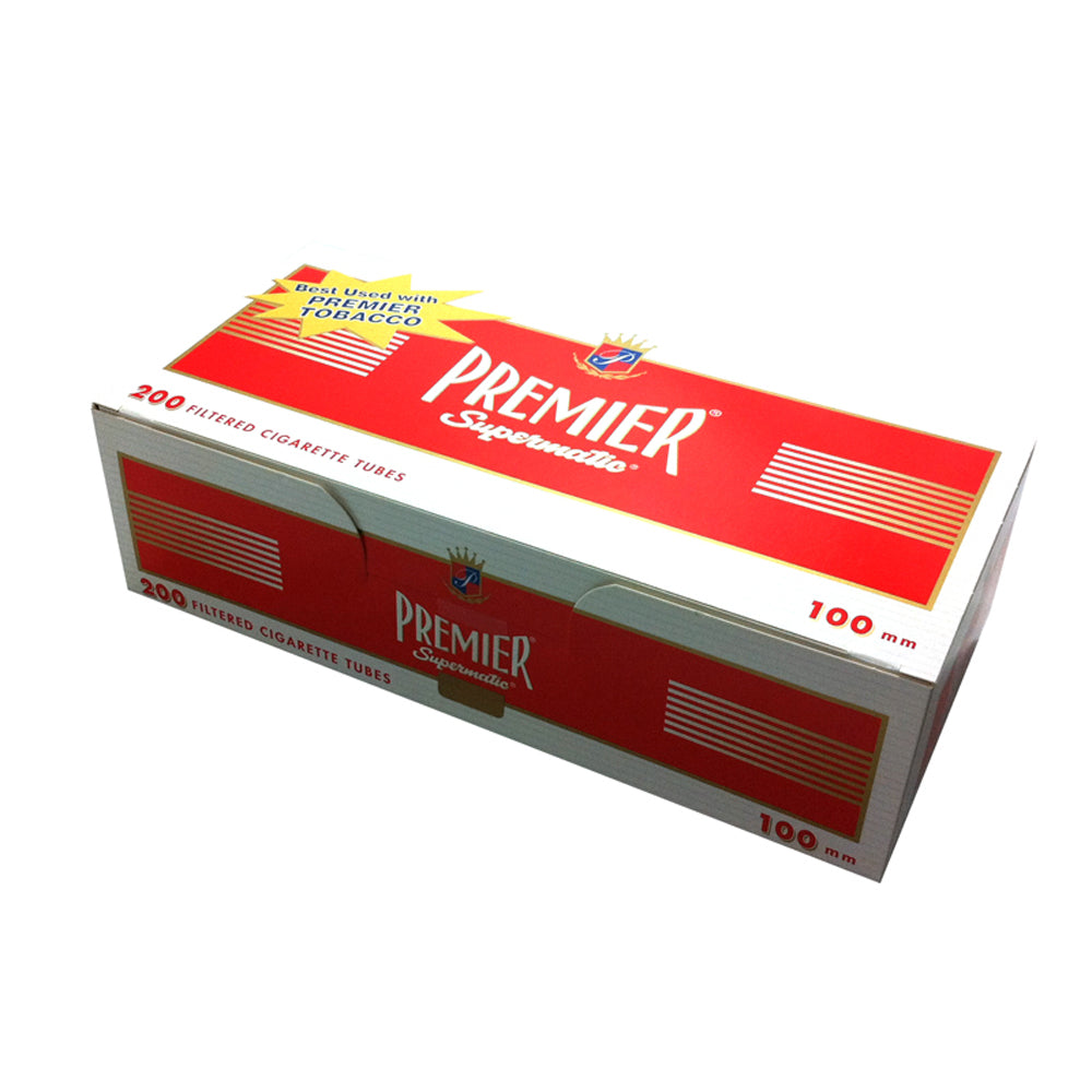 Premier Filter Tubes 100 mm Full Flavor 5 Cartons of 200 1