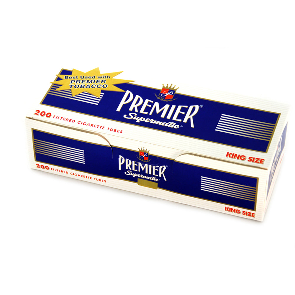 Premier Filter Tubes King Size Full Flavor 5 Cartons of 200 1
